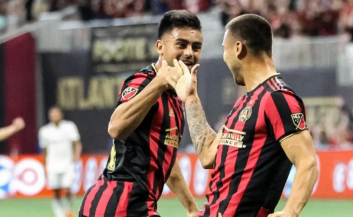 El ex volante de River anotó el primer tanto de la goleada de Atlanta United.