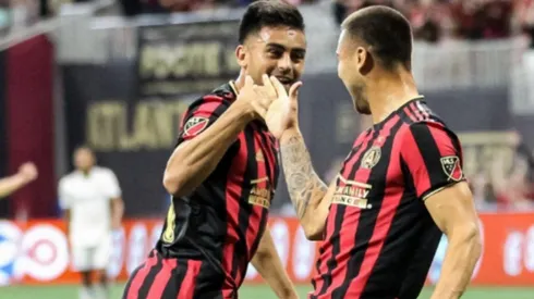 El ex volante de River anotó el primer tanto de la goleada de Atlanta United.