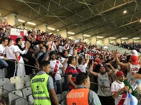 Los hinchas de River son sinónimo de alegría en Brasil 