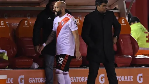 Javier Pinola fue reemplazado por segunda vez en 83 partidos oficiales para River. (FOTO: Getty)