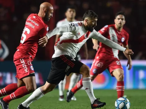River rescató un punto sobre el final ante Argentinos