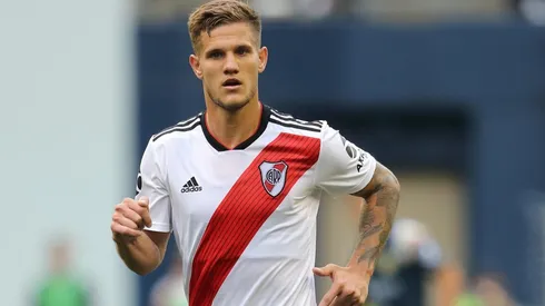 El mediocampista de River dialogó en conferencia de prensa palpitando la previa del partido.