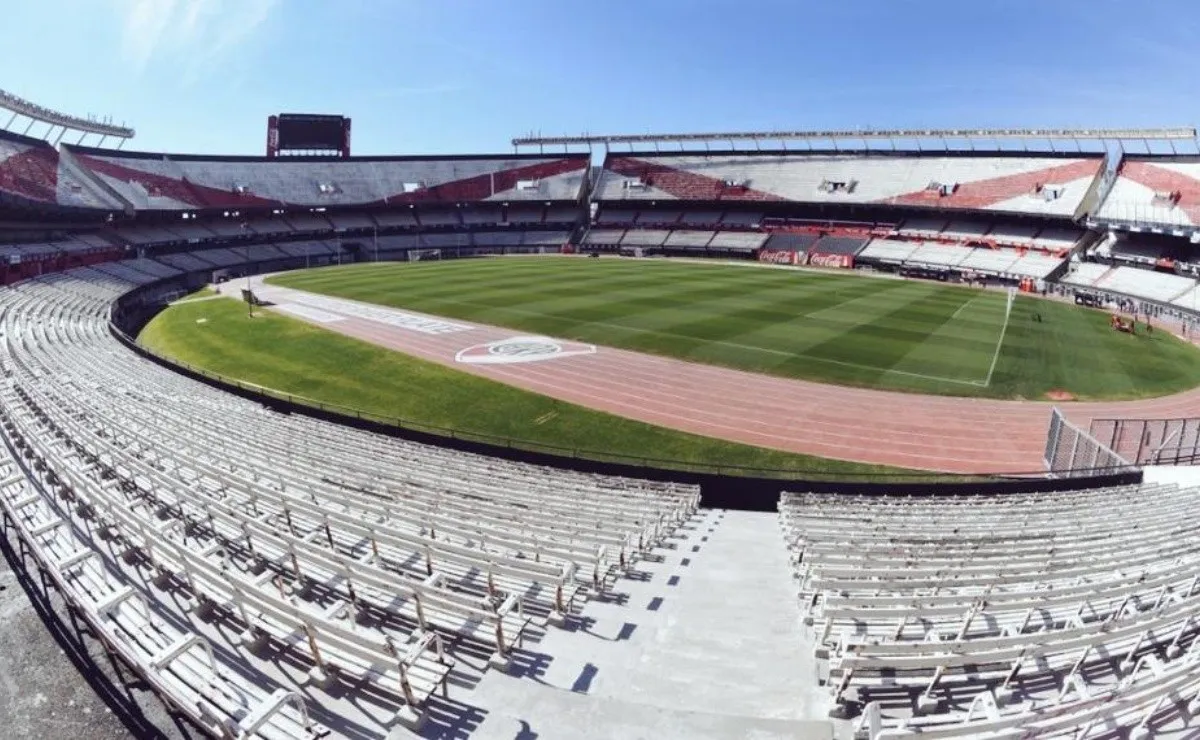 Así luce el Estadio Monumental.