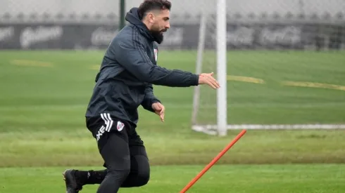 Pratto trabaja para tratar de llegar al primer duelo ante Cruzeiro.