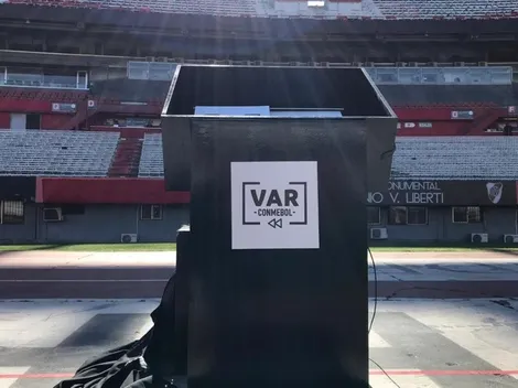 El momento del VAR en la Copa Libertadores