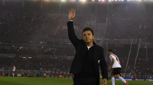 EN TODO. Marcelo Gallardo está atento a todo lo que sucede en River.