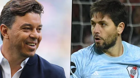 El entrenador de River habló sobre el buen rendimiento de Poroto ante Gimnasia de Mendoza.