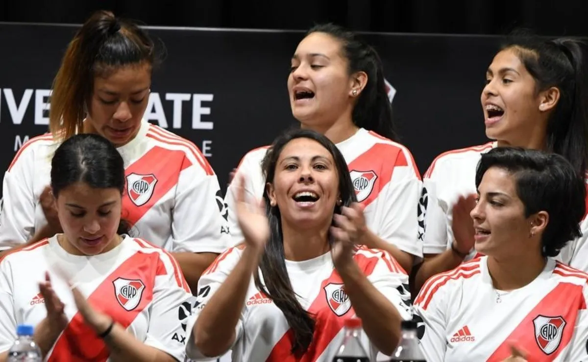 Mercedes Pereyra lleva 14 años en River y tiene un gran sentido de pertenencia. (FOTO: Diego Haliasz - Prensa River)
