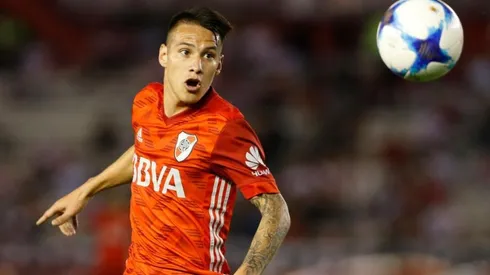 Auzqui disputó 42 partidos oficiales en River, y convirtió 4 goles