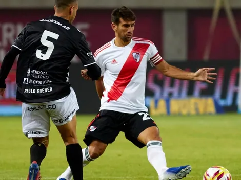 Ponzio salió lesionado: el momento en que pidió el cambio