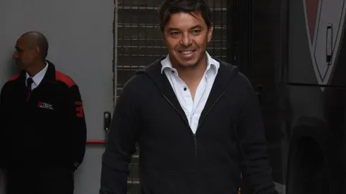 Gallardo, el conductor del plantel de River, listo para viajar a Villa Mercedes.