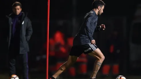 Gallardo aseguró que no se apurarán los tiempos para el regreso de Nacho a las canchas