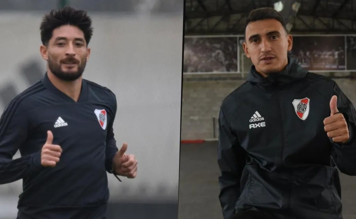 Casco y Suárez se sumaron a los entrenamientos de River.