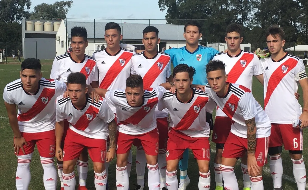 Los chicos de la Quinta División, que hoy vencieron 2-1 a Atlético Tucumán en Ezeiza