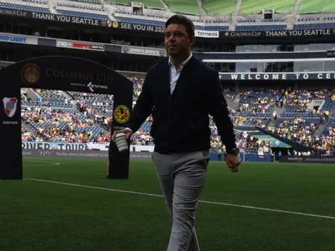 El gesto de Gallardo cuando se cruzó a los jugadores de Boca