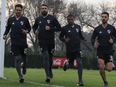 De La Cruz recibió el alta, y Pratto y Scocco intensificaron tareas