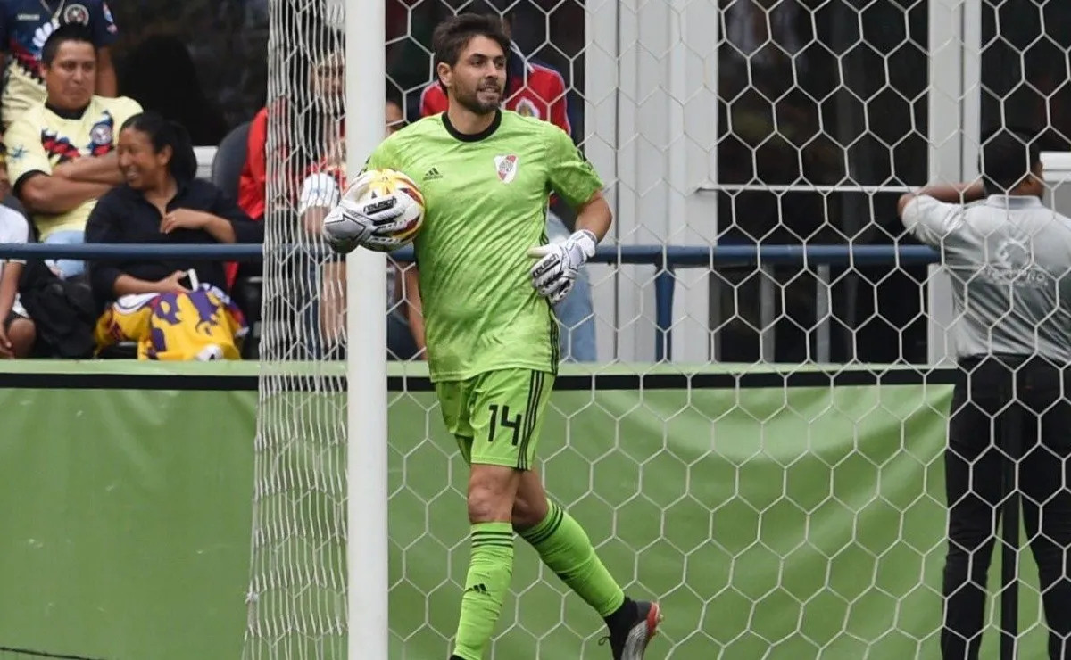 El arquero de River tapó tres pelotas espectaculares en la victoria frente a América de México