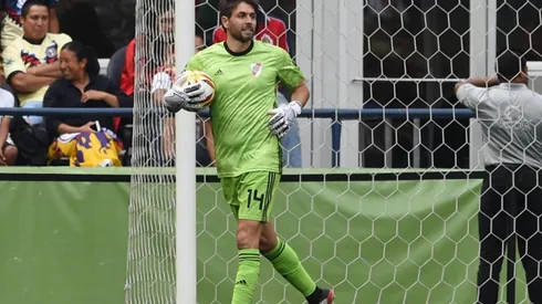 El arquero de River tapó tres pelotas espectaculares en la victoria frente a América de México
