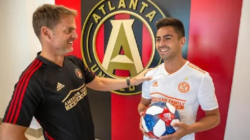Frank de Boer junto al Pity Martínez, en Atlanta United.