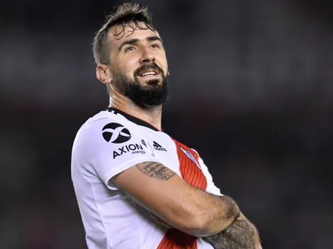 La foto viral de Pratto junto a un Oso que es furor en River