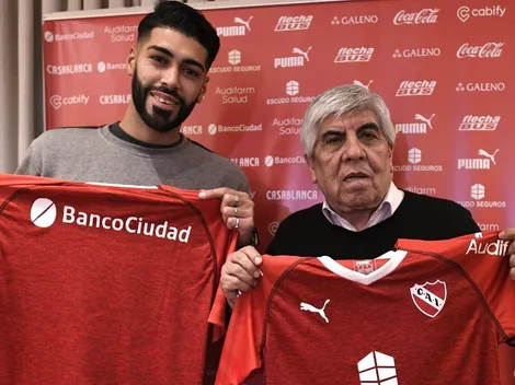 Barboza selló su vínculo con Independiente y se fue de River
