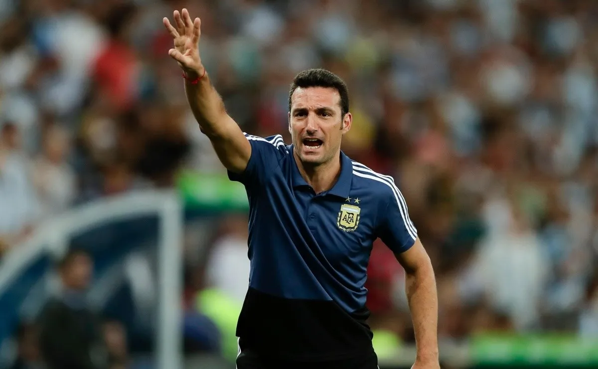 Scaloni, el DT de Argentina en la Copa América.