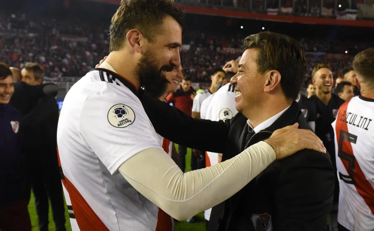 El delantero de River conoce de sobra a Napoleón.