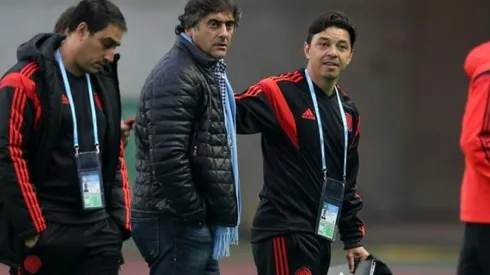 Francescoli y Gallardo, una dupla que se entiende en River.