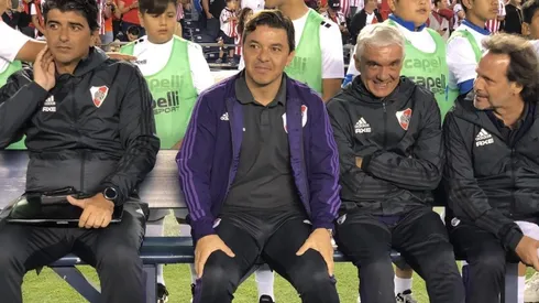 El entrenador de River confesó que le gustó el rendimiento de su equipo.