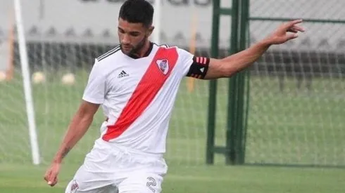 Paredes jugó en Reserva de River y solo tuvo un partido en el plantel profesional.