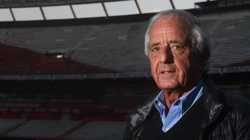 D'Onofrio en el estadio Antonio Vespucio Liberti.