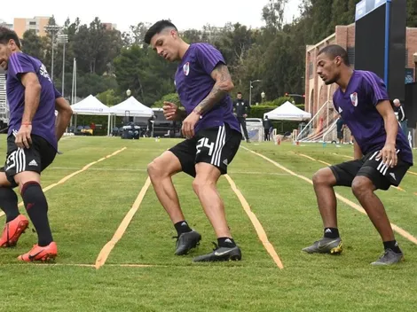 Jornada de resistencia y tareas aeróbicas para River