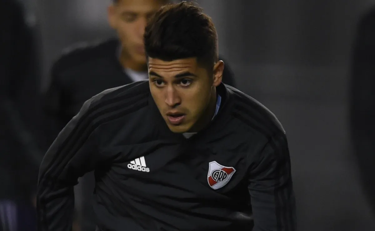 Palacios volvió a entrenarse a la par de sus compañeros.