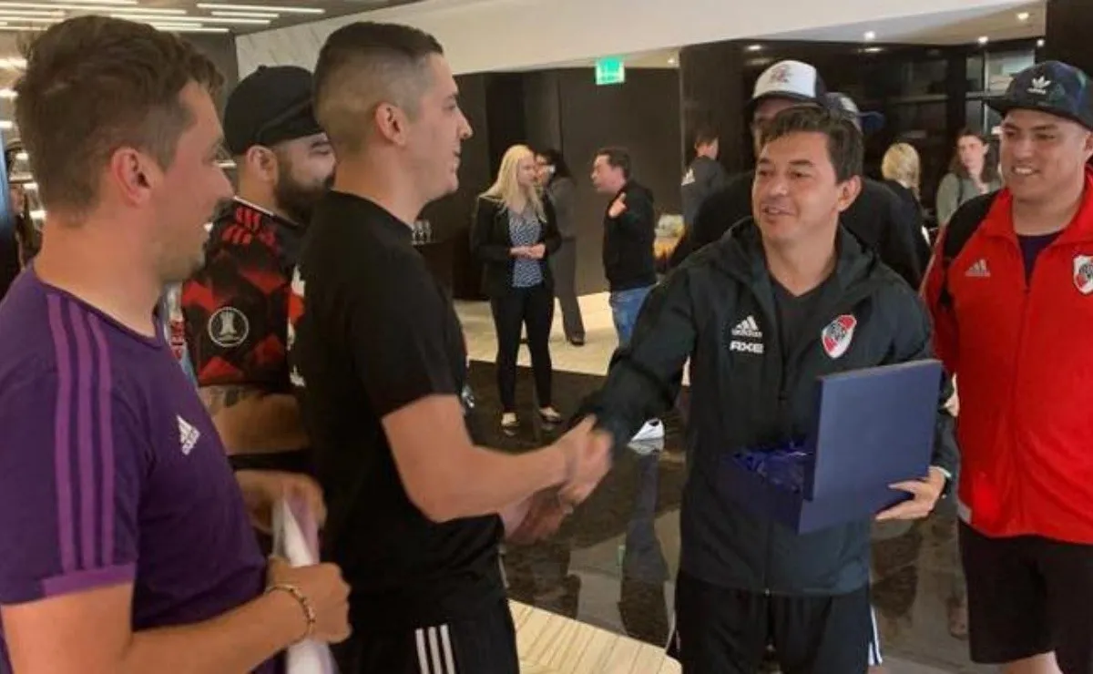 Gallardo recibió a la Filial Los Ángeles.