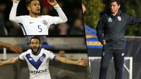 Paulo Díaz y Matías Vargas, algunos de los jugadores que suenan en River.