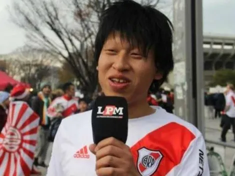 Akito, el fanático de River japonés que conoció el Monumental