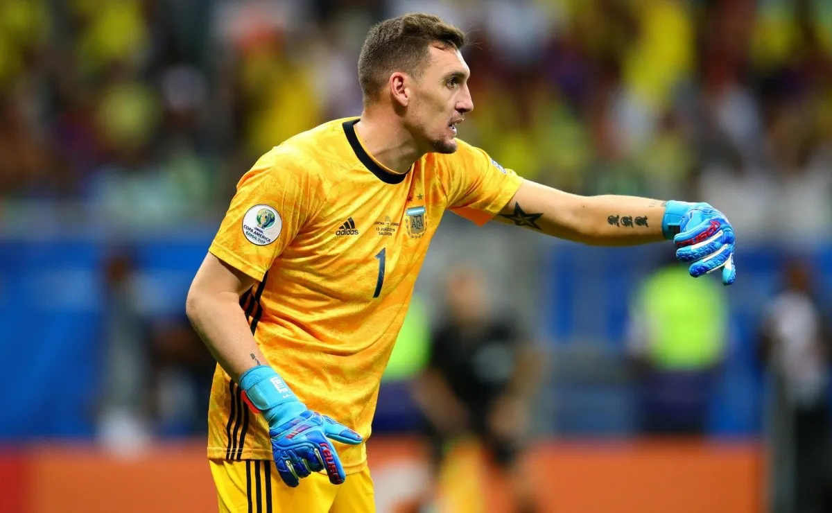 Armani, uno de los que se perfila como titulares en la Selección Argentina.