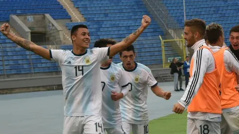 Lecanda, marcador central de River, convirtió tres goles en el torneo