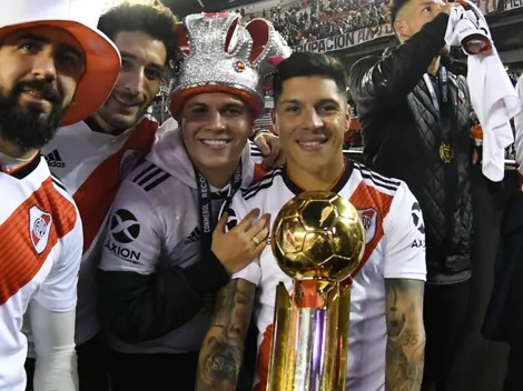 Las chicanas de Quintero y Enzo Pérez al recordar la conquista ante Boca