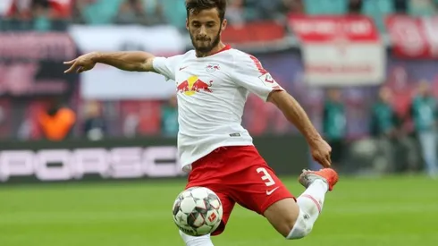 Saracchi jugó un año con la camiseta de River y convirtió un gol