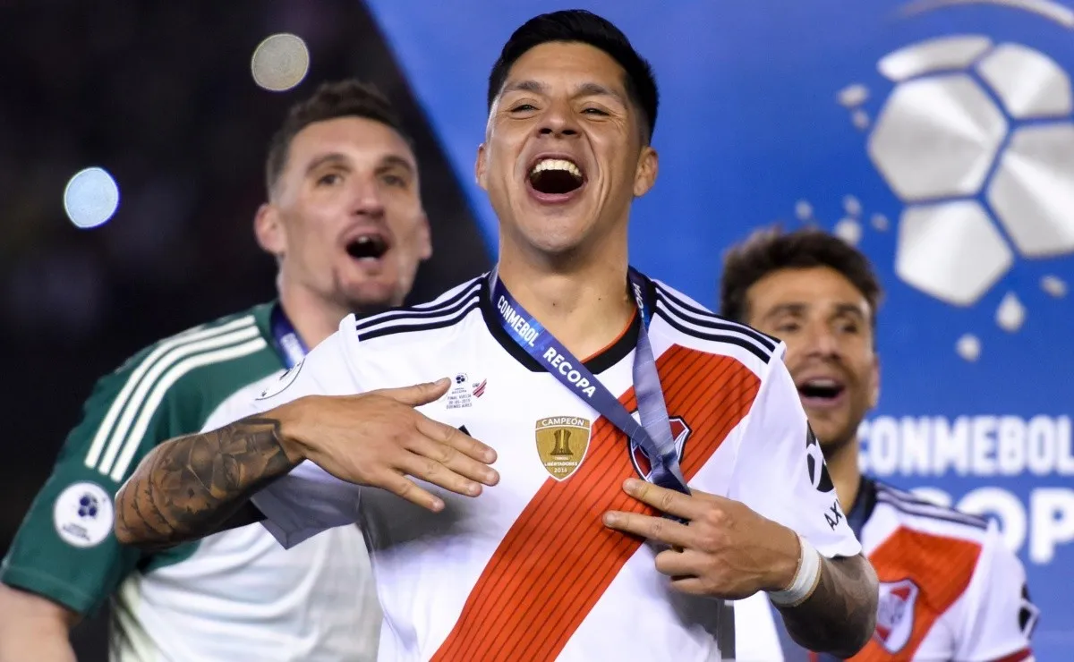 En River, Enzo Pérez lleva cuatro títulos en casi dos años.