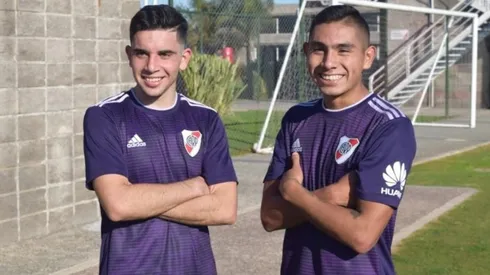 Pastrán y Lucero, los goleadores de la Sexta ante Unión, celebraron a puro estilo Lucas Pratto