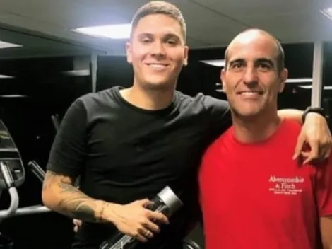 Quintero no para: trabaja con un kinesiólogo de River