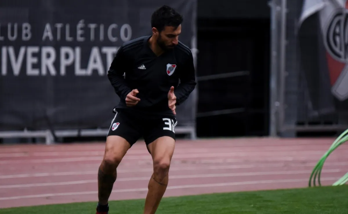 Nacho Scocco lleva 62 partidos oficiales en River desde que debutó el 4 de julio de 2017: marcó 30 goles. (FOTO: Getty)