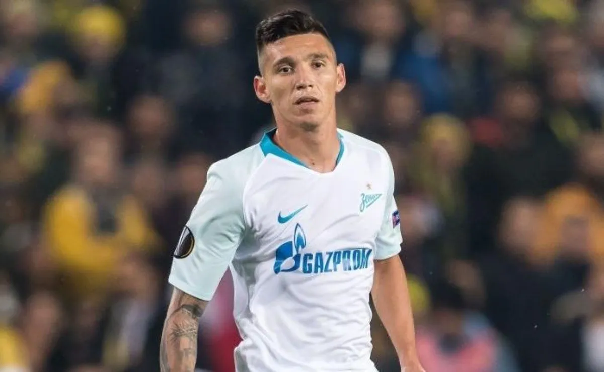 Kranevitter juega hace un año en Zenit, Rusia.