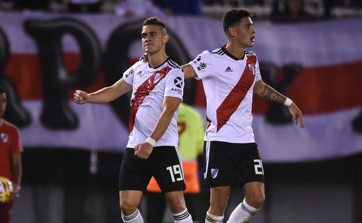 Rafael Borré podría acompañar a Lucas Pratto en la delantera.