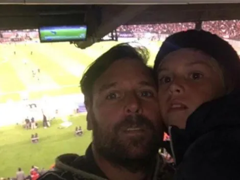 El festejo de los ex-River, en la cancha y en el mundo