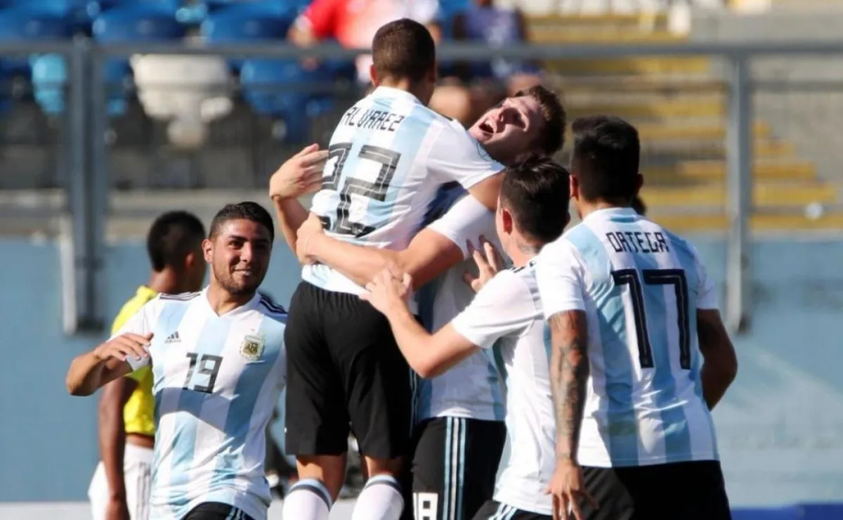 La Selección Argentina Sub 20 se enfrenta ante Sudáfrica.