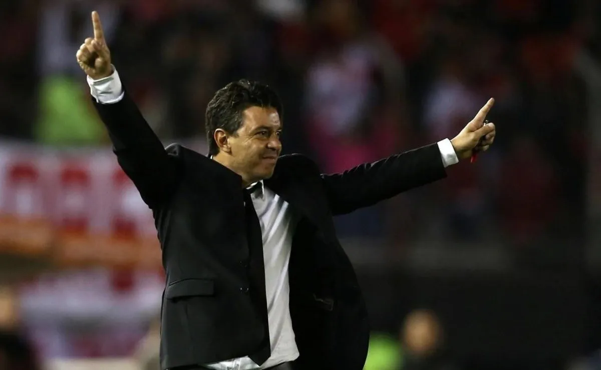 Marcelo Gallardo, conductor de este River súper ofensivo.