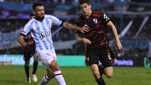 Ignacio Fernández en el partido de ida.
